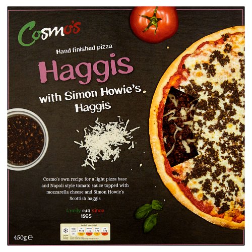 Cosmo's Haggis Pizza 450g