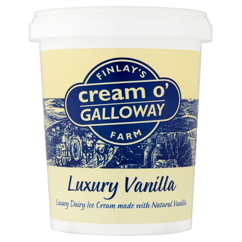 Cream O'Galloway Finlay's Farm Luxury Vanilla Ice Cream 500ml