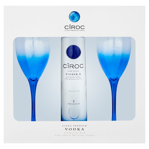 Ciroc Vodka 20Cl & 2 Glasses Gift Pack