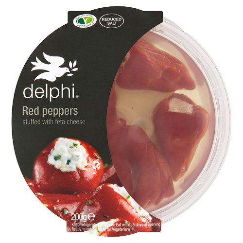 Delphi Red Peppers Stuffed with Feta Cheese 200g