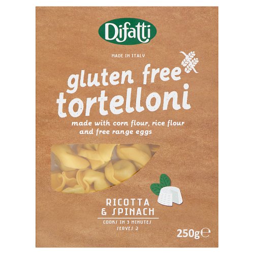 Difatti Gluten Free Ricotta & Spinach Tortelloni 250g