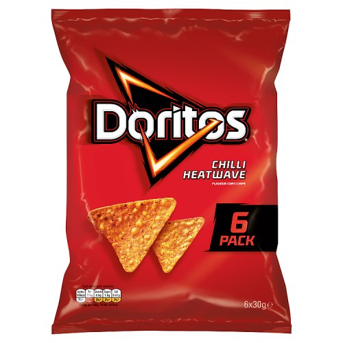 Doritos Chilli Heatwave Tortilla Chips 6x30g