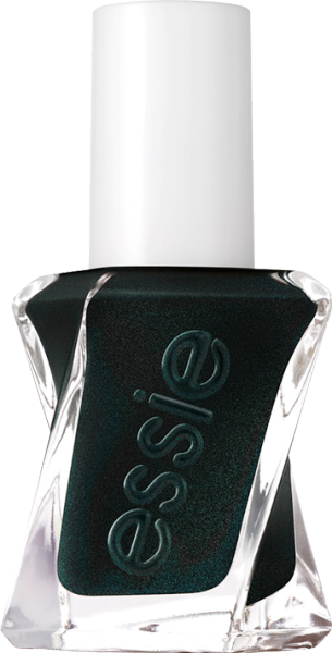 Essie Gel Couture 410 Hang Up The Heels Green Black Nail Polish 13.5ml
