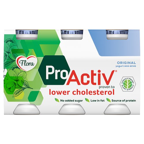 Flora ProActiv Original Yogurt Mini Drink 6 x 100g (600g)