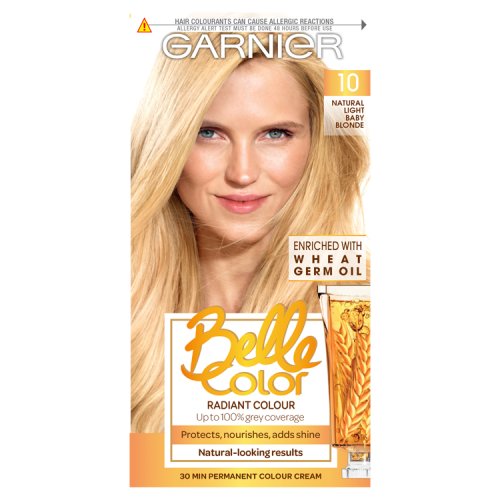 Garnier Belle Color 10 Natural Light Baby Blonde Permanent Hair Dye