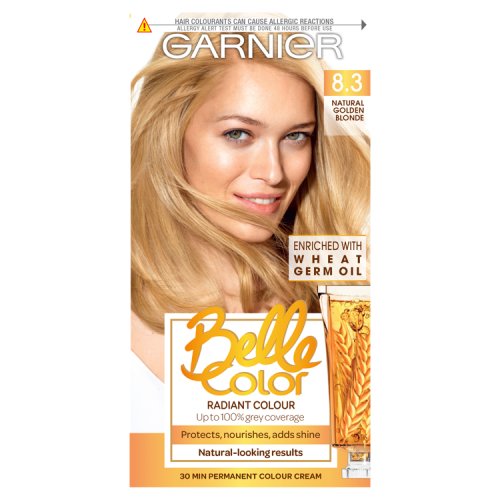 Garnier Belle Color 8.3 Natural Golden Blonde Permanent Hair Dye