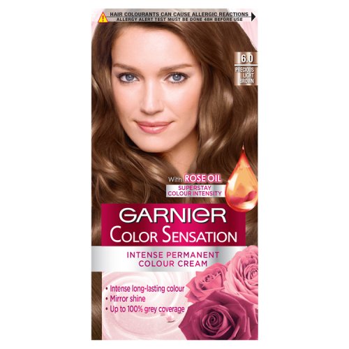 Garnier Color Sensation 6.0 Precious Light Brown Permanent Hair Dye