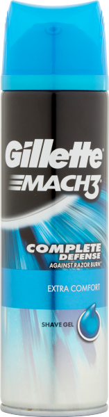 Gillette Mach3 Complete Defense Extra Comfort Shave Gel 200ml