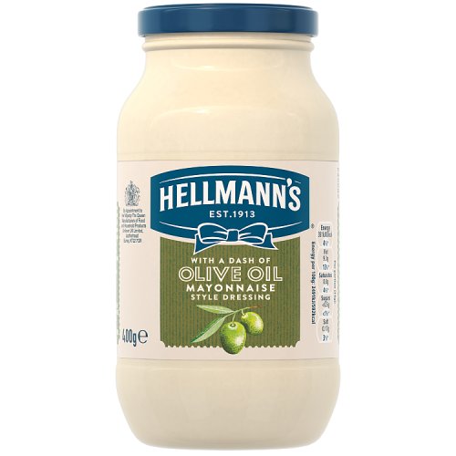 Hellmann's  Olive Oil Mayonnaise style dressing 400g