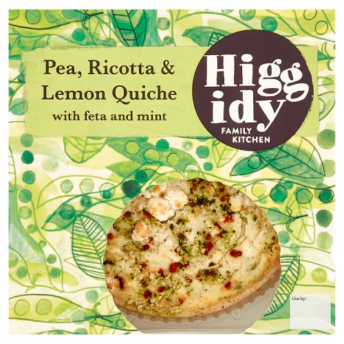 Higgidy Pea, Ricotta and Lemon Quiche 400g