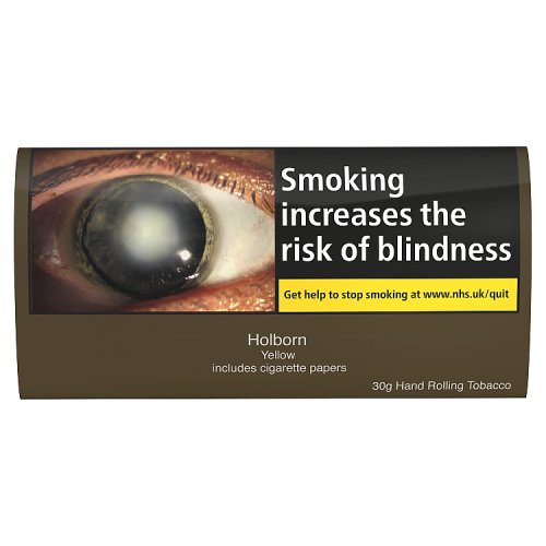 Holborn Yellow Hand Rolling Tobacco 30g Track & Trace Compliant