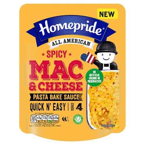 Homepride All American Spicy Mac & Cheese Pasta Bake Sauce 350g