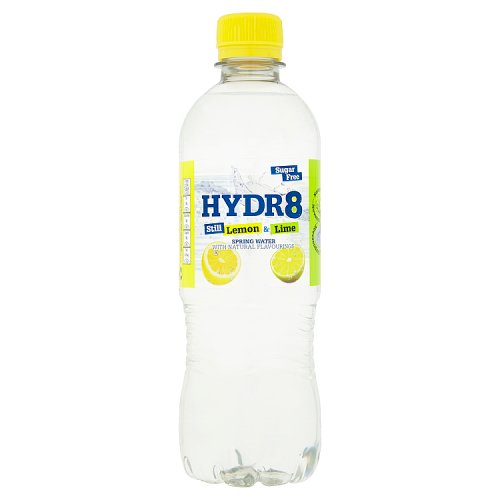Hydr8 Still Lemon & Lime Spring Water with Natural Flavourings 500ml