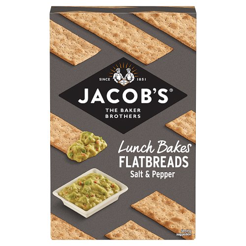 Jacobs Flatbread Salt & Cracked Black Pepper 150G