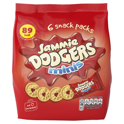 Jammie Dodger Minis 6 X 20G