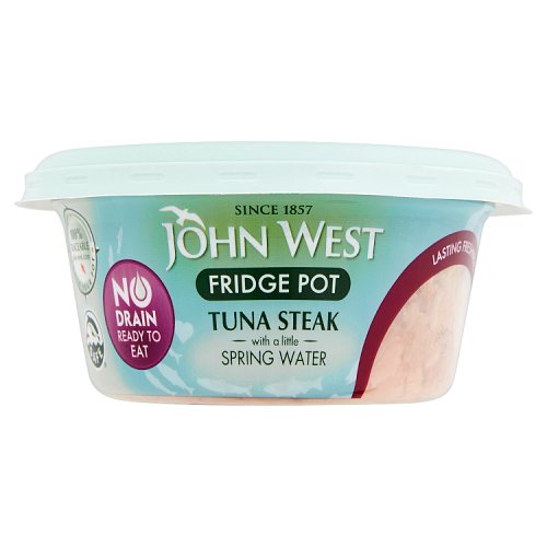 John West No Drain Tuna Steak MSC with a Little Spring Water 110g