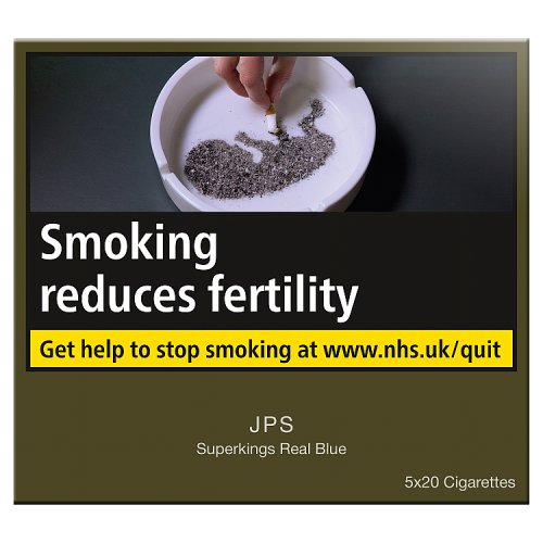 JPS Superkings Real Blue 5 x 20 Cigarettes