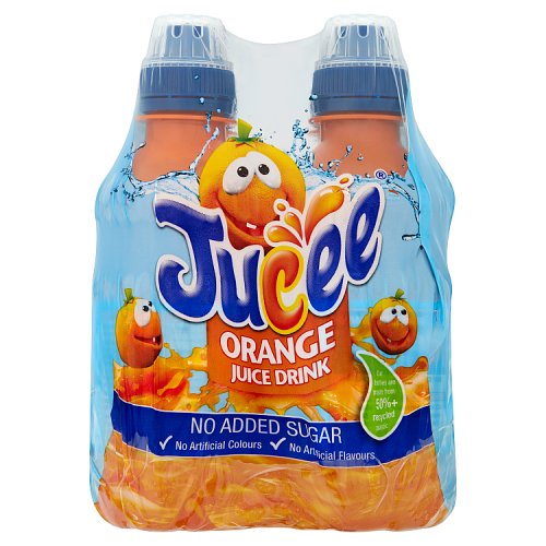Jucee Orange Juice Drink 4 x 250ml