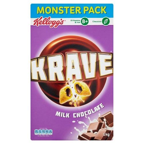Kellogg's Krave Milk Chocolate 1kg Really Good Culture