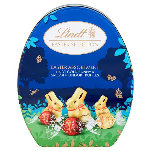 Lindt GOLD BUNNY & LINDOR Easter Selection Tin 330g