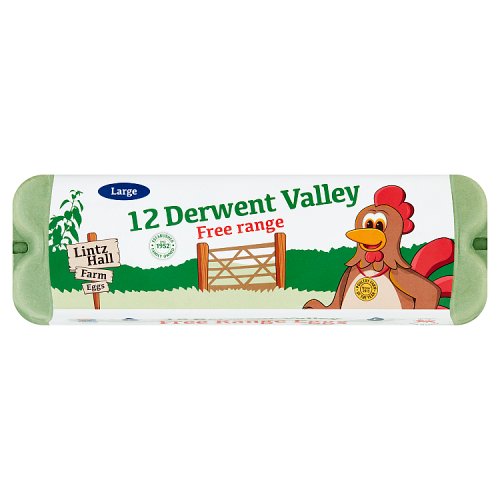Lintz Hall Farm 12 Derwent Valley Free Range Eggs Large