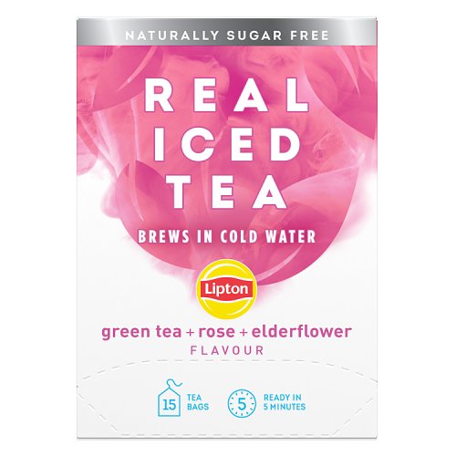 Lipton Green Tea Rose & Elderflower Iced Tea 15 Tea Bags
