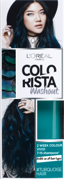L'Oreal Paris Colorista Washout Turquoise Hair