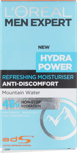 L'Oreal Paris Men Expert Hydra Power Refreshing Moisturiser Mountain Water 50ml