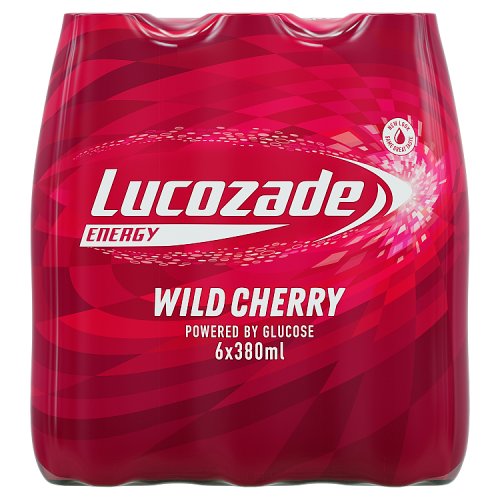 Lucozade Energy Wild Cherry 6 x 380ml