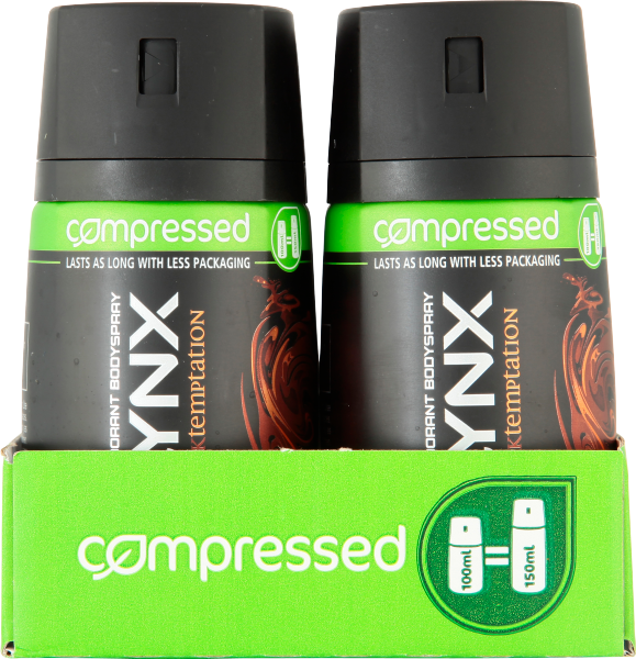 Lynx Dark Temptation Deodorant Body Spray Compressed 100ml Really