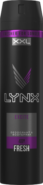 Lynx Excite Body Spray Deodorant 250 ML