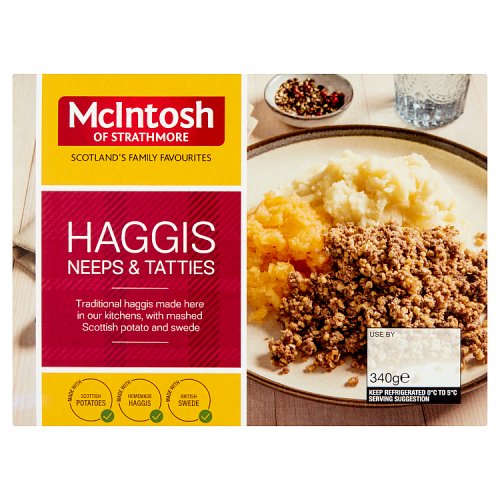 McIntosh of Strathmore Haggis Neeps & Tatties 340g