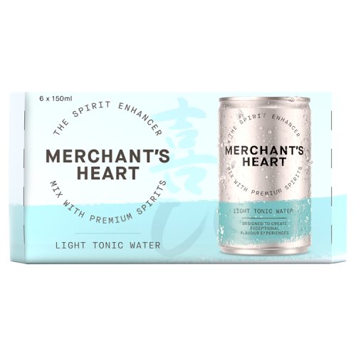 Merchant's Heart Light Tonic Water 6 x 150ml
