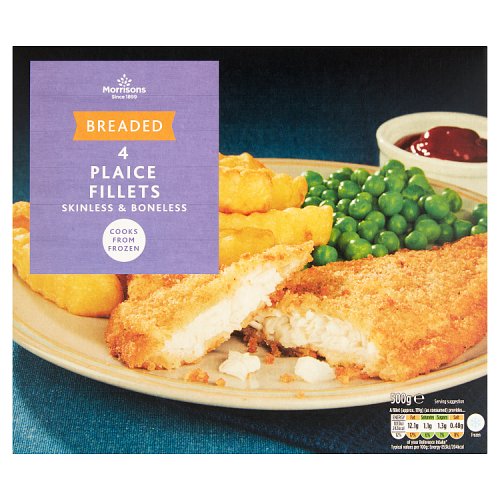 Morrisons Breaded 4 Plaice Fillets 500g Really Good Culture