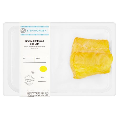 Morrisons Fishmonger Smoked Coloured Cod Loin