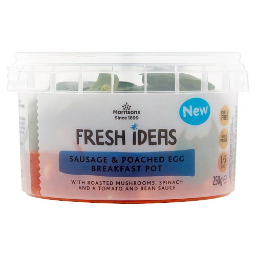 Morrisons Fresh Ideas Sausage & Poached Egg Breakfast Pot 250g Really