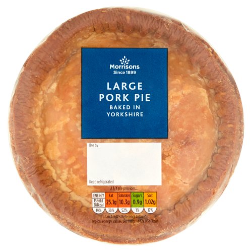Morrisons Large Pork Pie Really Good Culture