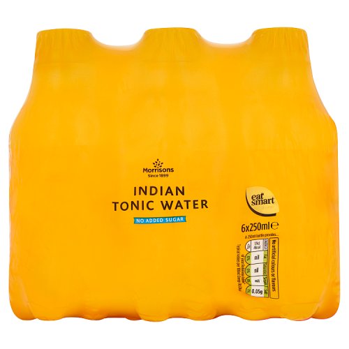 Morrisons No Added Sugar Indian Tonic Water 6 x 250ml Really Good Culture
