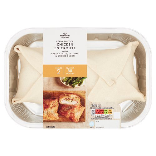 Morrisons Ready to Cook Chicken en Croute with Cream Cheese, Cheddar