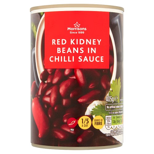 Morrisons Red Kidney Beans in Chilli Sauce 405g Really Good Culture