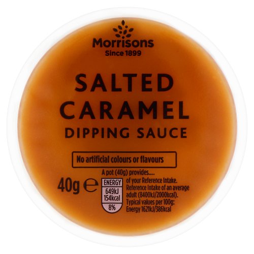 Morrisons Salted Caramel Dipping Sauce 40g Really Good Culture