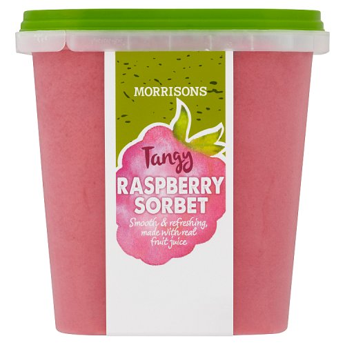 Morrisons Tangy Raspberry Sorbet 550ml