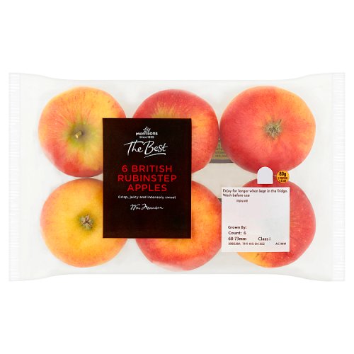 Morrisons The Best 6 British Rubinstep Apples