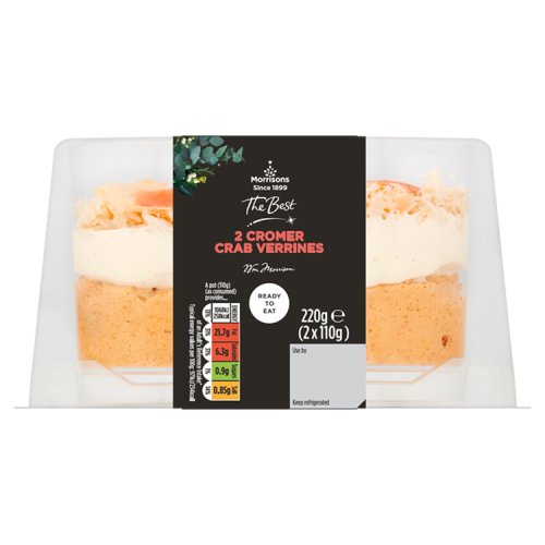 Morrisons The Best Cromer Crab Verrines 2 x 110g (220g)