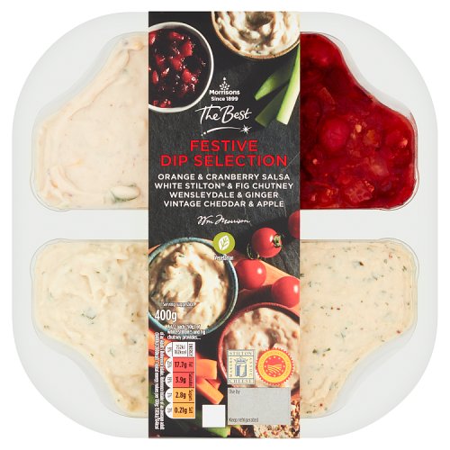 Morrisons The Best Festive Dip Selection 400g Really Good Culture