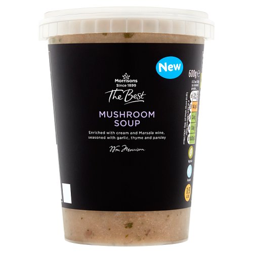 Morrisons The Best Mushroom Soup 600g Really Good Culture morrisons-the-best-mushroom-soup-600g-really-good-culture