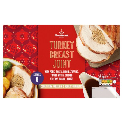 Morrisons Turkey Breast Joint with Pork, Sage & Onion Stuffing 1.3kg
