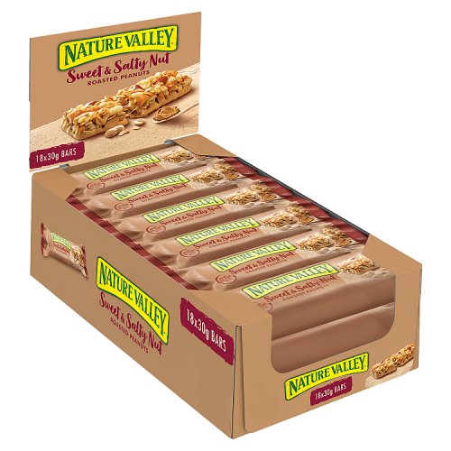 Nature Valley Sweet and Salty Nut Peanut Cereal Bars 18 x 30g