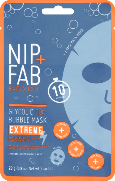 Nip+Fab Glycolic Extreme Bubble Mask 23G
