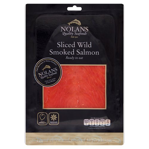 Nolans Sliced Wild Smoked Salmon 100g